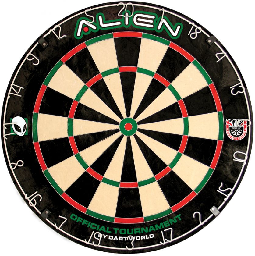 ALIEN STEEL TIP PROFESSIONAL BRISTLE DARTBOARD 83355  