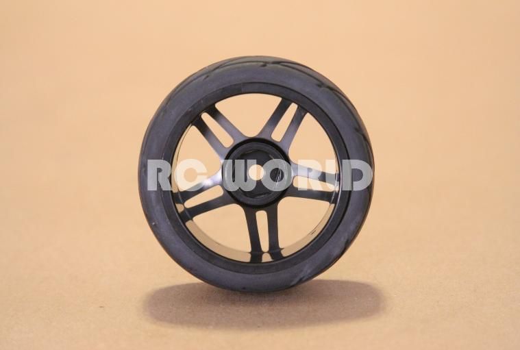   10 CAR TIRES WHEELS RIMS PACKAGE SEMI SLICKS KYOSHO TAMIYA HPI  