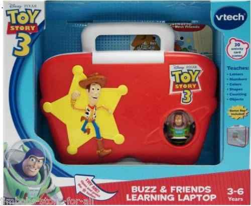 TOY STORY 3 VTECH WOODY BUZZ LEARNING LAPTOP BNIB  