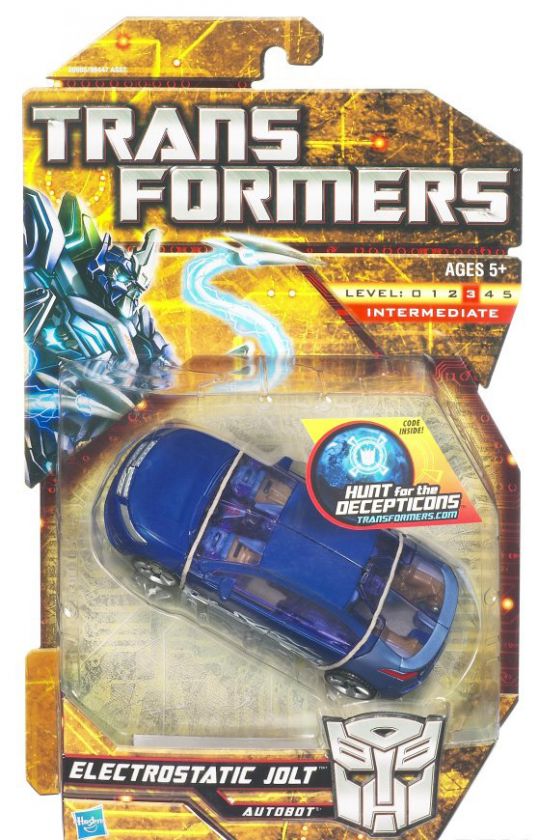 TRANSFORMERS Hunt for Decepticons Deluxe Electrostatic Jolt ACTION 