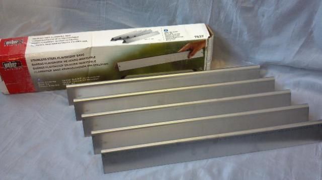 Weber Original 7537 Stainless Steel Flavorizer Bars (Set of 5)  