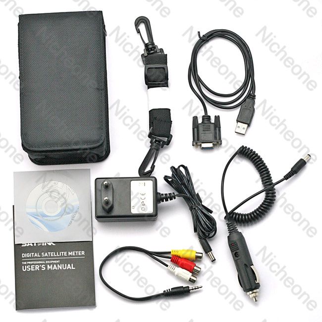 3000mAh Battery Satlink WS 6906 DVB S FTA data Digital Satellite 